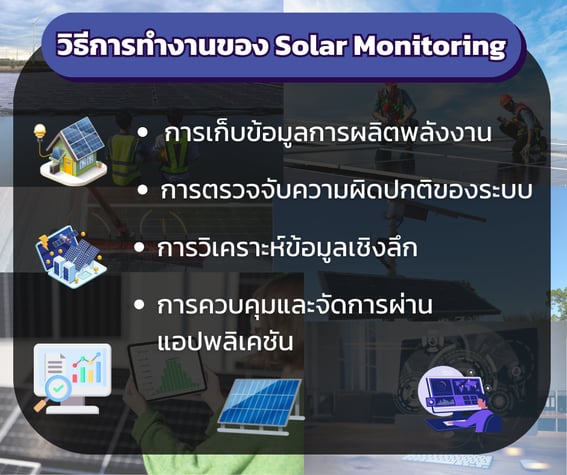 วิธีการทำงานของ Solar Monitoring